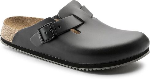 Birkenstock Men´s Boston Black Leather Sandals 44 N EU N 060196 in Kuwait