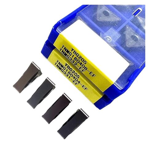 Indexable Lathe Carbide Insert External Turning Tool TNMG160404 TNMG160408-EF YBG205 Steel Processing Carbide Cutting Lathe(TNMG160408-EF YBG205) in Kuwait