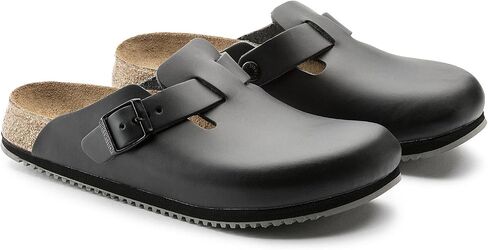 Birkenstock Men´s Boston Black Leather Sandals 44 N EU N 060196 in Kuwait