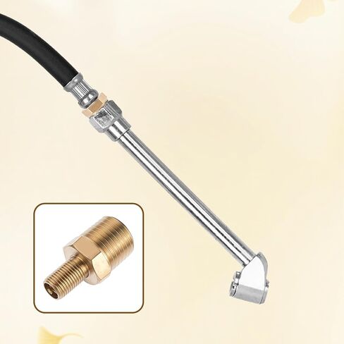 4pcs Schrader Valve 1/4'' Tank Valve Brass Tank Valves Male Threads Standard Valves Core Using with Air Compressor Tanks with Sealing Caps in Kuwait
