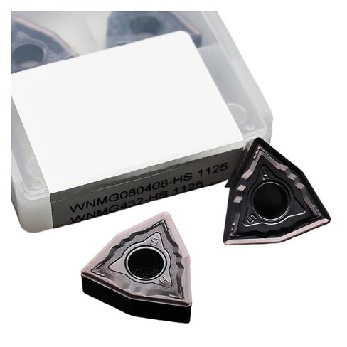 High Toughness Turning Blade Machine Accessories 10PCS WNMG080408-HS 1125 Hard Alloy External Turning Lathe Tools Use for Stainless Steel in Kuwait