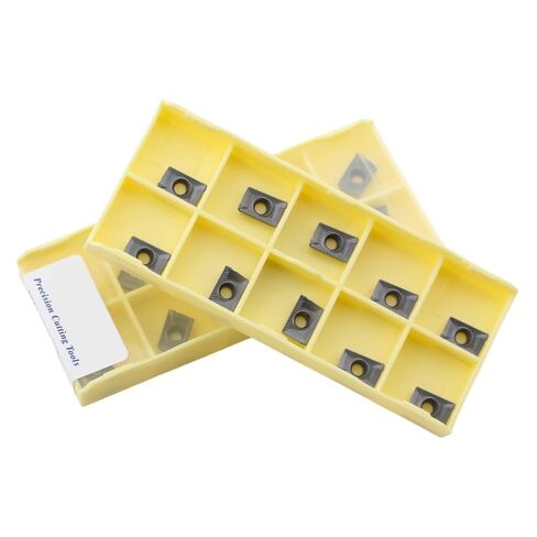 High Toughness Turning Blade Machine Accessories 10PCS APKT1003PDTR LF6018 Hard Alloy Milling Cutting Tools Lathe Tool Use for Stainless Steel in Kuwait