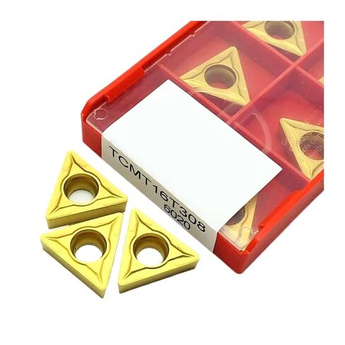 Indexable Lathe Carbide Insert 10PCS TCMT110204 TCMT16T308 15TF/6020/735 Lathe Tools Hard Alloy Internal Turning Cutting(TCMT110204 735) in Kuwait