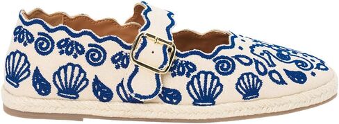 Coconuts by Matisse Womens Ariana Mary Jane Flats Casual - Blue in Kuwait