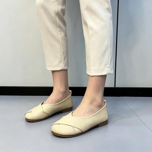 Women’s Flats Shoes, Casual Slip On Round Toe Footwear, Comfortable Non Slip Everyday Shoes in Kuwait