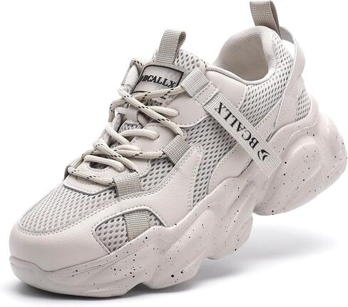 Women's Walking Shoes Cushion Running Tennis Shoes Non-Slip Comfortable Breathable Workout Gym Sports Athletic Fashion Sneakers in Kuwait