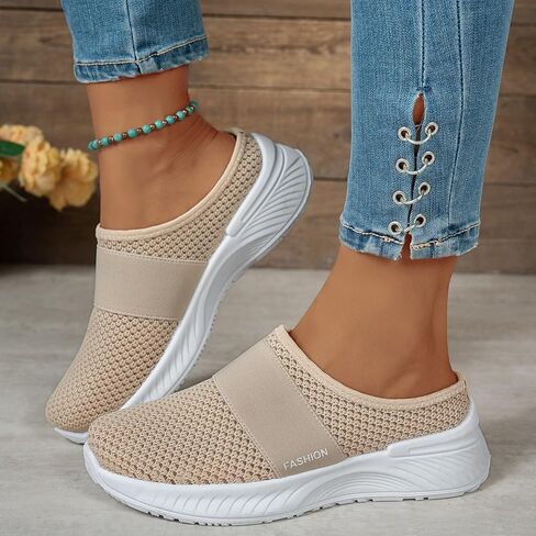 Women's Breathable Mesh Casual Shoes, Lightweight, Breathable and Comfortable Walking Shoes in Kuwait