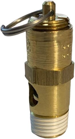 American Made Brass ASME 1/4 NPT Size 65 PSI, 35 CFM, Compressor Safety Valve in Kuwait