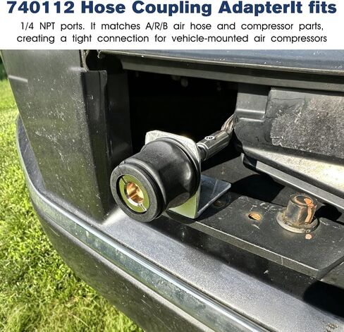 740112 Air Compressor Hose Adapter for AR-B air compressor fittings | With Dust Cap Replacement AR-B air compressor fittings（740112 air chuck Suitable for AR-B hose coupling std npt） in Kuwait