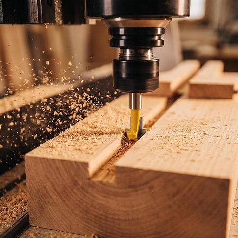 3 Pcs Keyhole Router Bits 1/4 Shank, Carbide T Slot Router Bit | 5/16, 3/8, 1/2 Inch Blade Diameter For Wood Hex Bolt T-Track Slotting Milling in Kuwait