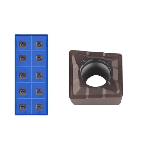 Indexable Lathe Carbide Insert 10PCS XCMT050204 AP18 Hard Alloy Multi-Functional External Turning Tool(XCMT070304 AP18) in Kuwait
