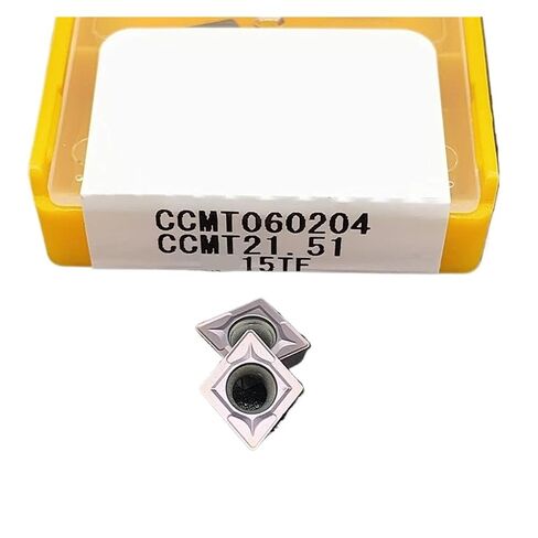 High Toughness Turning Blade Machine Accessories 10pcs CCMT060204 CCMT060208 15TF 6020 735 Internal Turning Tool Hard Alloy Milling Lathe(CCMT060208 15TF) in Kuwait