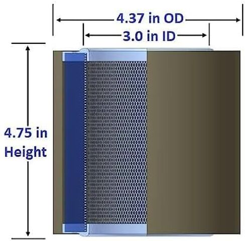 Replacement Air Intake Filter For Campbell Hausfeld ST073907AV, ST073908AV in Kuwait