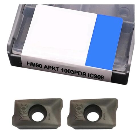 High Toughness Turning Blade Machine Accessories 10PCS APKT1003 PDR IC908 Hard Alloy Milling Turning Tool Applies to Mill Lathe in Kuwait