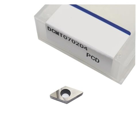 Indexable Lathe Carbide Insert 1PCS DCMT070204 DCMT11T304 PCD Hard Alloy Internal Turning Tool Lathe Cutter Blade(DCMT070204 PCD) in Kuwait