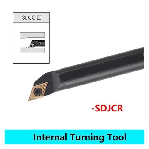Indexable Lathe Carbide Insert 1PCS S16Q-SDJCR11 Alloy Steel Boring Bar Screw Type Internal Turning Tool Holder in Kuwait