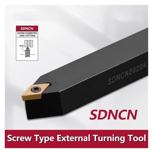 Indexable Lathe Carbide Insert 1PCS SDNCN2020K11 Alloy Steel External Turning Tool Holder Lathe Cutting Cutter Bar in Kuwait
