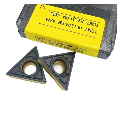 Indexable Lathe Carbide Insert 10PCS TCMT16T304-PM 4225 Hard Alloy External Turning Tool High Hardness Blade Cutting Tools Milling in Kuwait