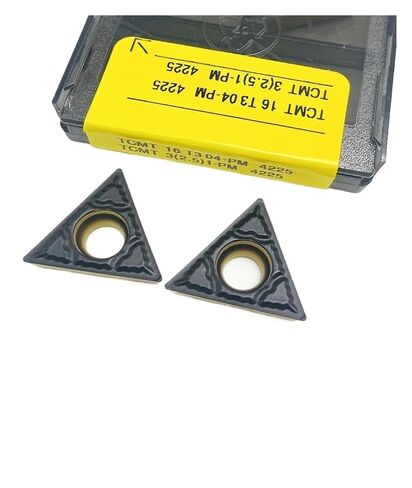 Indexable Lathe Carbide Insert 10PCS TCMT16T304-PM 4225 Hard Alloy External Turning Tool High Hardness Blade Cutting Tools Milling in Kuwait