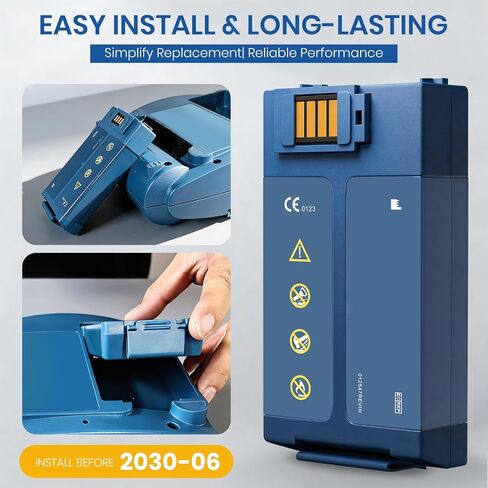 M5070A Replacement Battery; Suitable for M5066A M5067A M5068A 861304 861305 Easy to Install DA-20060 in Kuwait