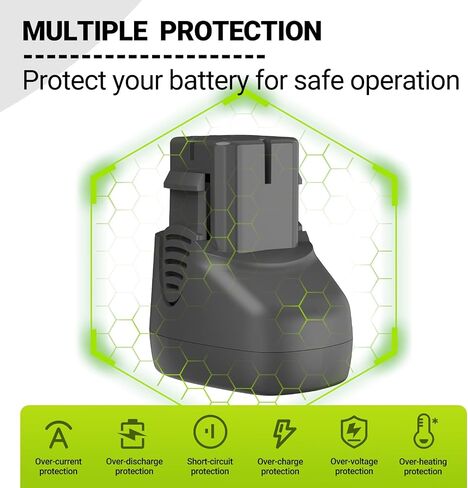 2 Pack 3500mAh Battery Charger for Dremel 7.2V Battery 757-01, Fit for Dremel 7700-01 7700-02 MultiPro Cordless Rotary Tool(Battery and Charger Included) in Kuwait