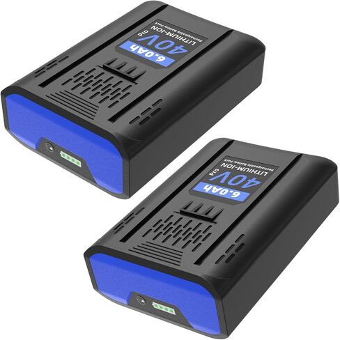 2-Pack 6.0Ah Battery Replacement for Kobalt 40V Battery KB-540-06 KB440-06 KB2540C-06, Rechargeable Lithium Ion Pack Compatible with Kobalt 40 Volt Cordless Tools & Chargers in Kuwait