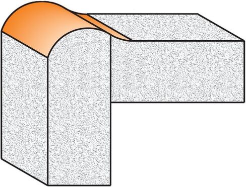 CMT 880.531.11 Solid Surface No-Drip Bit W/Bearing, 1-Inch Diameter, 1/2-Inch Shank in Kuwait