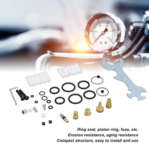 Air Compressor Shim Gasket Spare Parts, 4500psi Manual Pump Repair Replacement Accessories PCP 30mpa High Pressure Air Pump Parts Seal Ring Kit Repair Maintenance in Kuwait