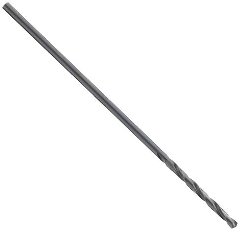 Chicago Latrobe 906 High-Speed Steel Aircraft Extension Drill Bit, Black Oxide Finish, Round Shank, 135 Degree Split Point, Wire Size #36 (Pack of 12) in Kuwait