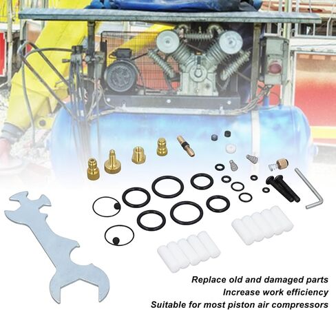 Air Compressor Shim Gasket Spare Parts, 4500psi Manual Pump Repair Replacement Accessories PCP 30mpa High Pressure Air Pump Parts Seal Ring Kit Repair Maintenance in Kuwait