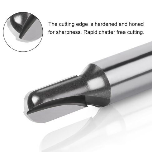 4PCS Round Nose Router Bits Core Box Router Bit Set with 1/2“ Shank Cutting Diameter:1/4" 5/16" 3/8" 3/4". in Kuwait