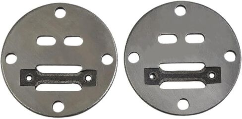 42mm Air Compressor Cylinder Valve Plate Set, 8 Pcs Spare Part Kit for Non Oil and Oil Air Pump, Metal Replacement Fitting with Hole to Hole Design in Kuwait
