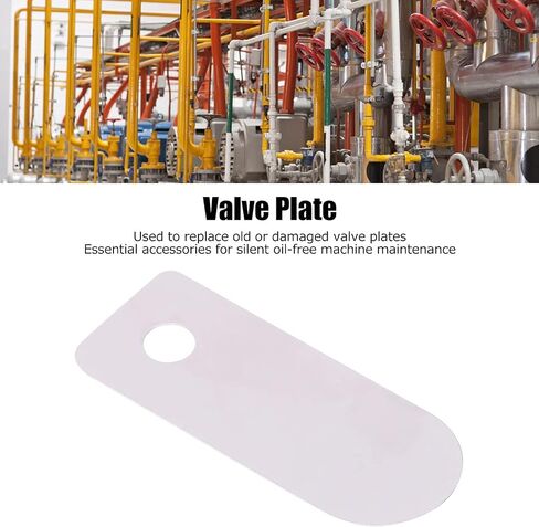 10 Pcs Air Compressor Valve Plate, Aluminum Material Tongue Shape Metal Air Compressor Accessory for Air Compressor Replacement Accessory(Short valve plate 13 * 33mm) in Kuwait