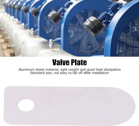 10 Pcs Air Compressor Valve Plate, Aluminum Material Tongue Shape Metal Air Compressor Accessory for Air Compressor Replacement Accessory(Short valve plate 13 * 33mm) in Kuwait