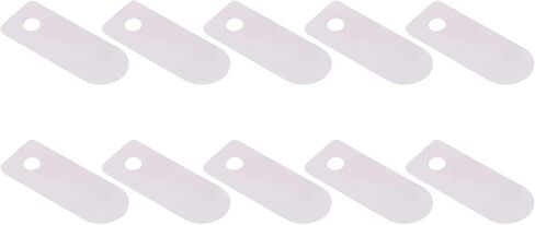 10 Pcs Air Compressor Valve Plate, Aluminum Material Tongue Shape Metal Air Compressor Accessory for Air Compressor Replacement Accessory(Short valve plate 13 * 33mm) in Kuwait