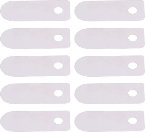 10 Pcs Air Compressor Valve Plate, Aluminum Material Tongue Shape Metal Air Compressor Accessory for Air Compressor Replacement Accessory(Short valve plate 13 * 33mm) in Kuwait
