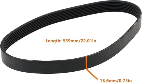 Air Compressor Replacement Belt 8PJ559 220J8 Compatible with Fortress 27 Gallon Air Compressor in Kuwait