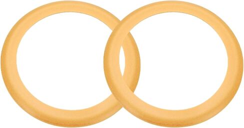 HARFINGTON 2pcs Air Compressor Compression Piston Ring 74.5mm OD 56mm ID 1.0mm Thickness Universal Air Compressor Replacement Piston Ring Seal for Air Pump Systems, Yellow in Kuwait