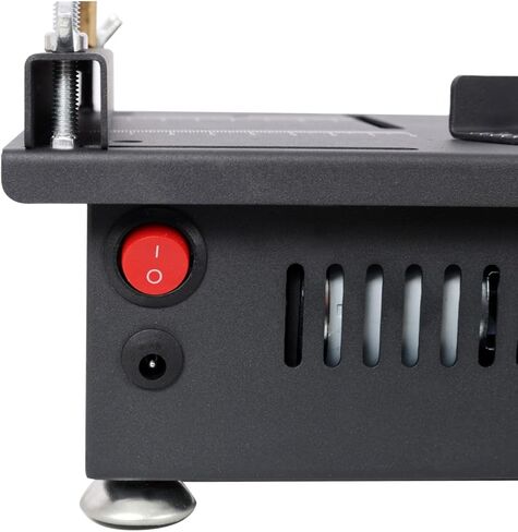 Mini Table Saw for Crafts, 100W Desktop Electric Saw Cutter Speed & Angle Adjustable 16MM Cutting Depth with Blade Flexible Shaft and More Accessories for Wood Plastic Acrylic Cutting, Portable in Kuwait