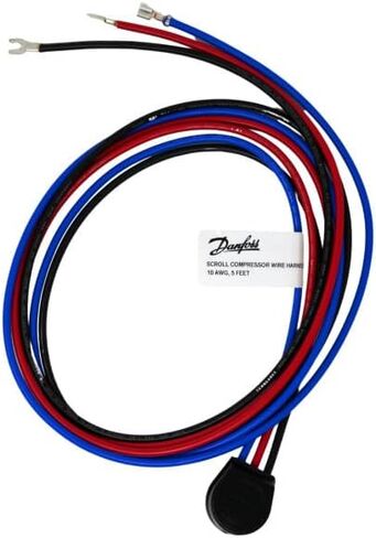 Danfoss 120Z5057 Wire Harness for Scroll Compressor with Spade Terminals, 5 feet, 10 AWG, 380-575 V in Kuwait