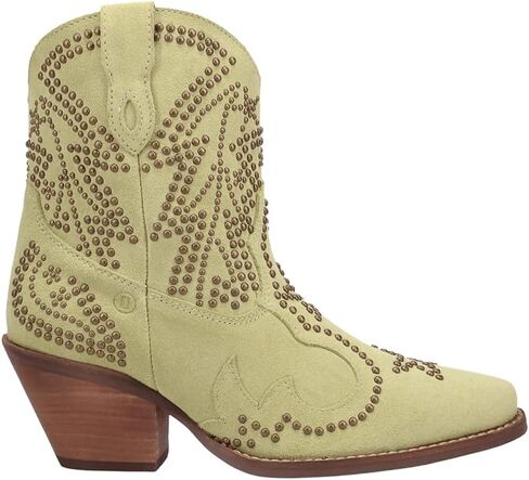 Dingo Womens Seein' Stars Suede Leather Casual Boots Ankle Mid Heel 2-3" in Kuwait