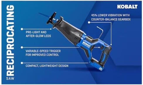 K.balt 24-volt Variable Speed Brushless Cordless Reciprocating Saw (Battery Not Included) in Kuwait