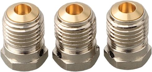 Set of 3 HPA Burst Discs Pressure Relief Safety Discs for Air Tank Regulator 1.8K 3K 5K 6K 7.5K PSI Brass Rupture Disk Replacement(7500psi) in Kuwait