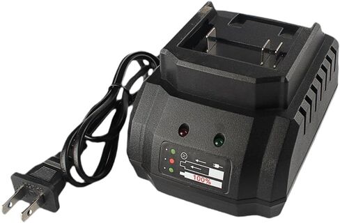 21V Battery Charger Universal Charger with Light Indicator Efficient Portable Electric Tool Charging Station, US Plug in Kuwait