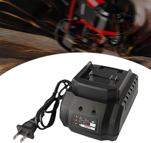 21V Battery Charger Universal Charger with Light Indicator Efficient Portable Electric Tool Charging Station, US Plug in Kuwait