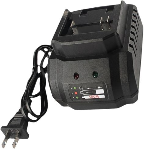 21V Battery Charger Universal Charger with Light Indicator Efficient Portable Electric Tool Charging Station, US Plug in Kuwait