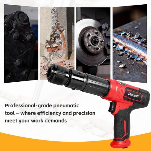 9PCS Heavy Duty Air Hammer Kit, 3530 BPM Pneumatic Hammer with 2-5/8" Stroke, Quick Change Chisel Set for Construction & Auto Repair in Kuwait