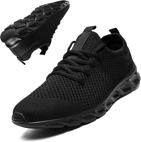 Tennis Walking Shoes for Women Men Lightweight Running Sneakers | Lightweight, Comfortable, Fashion, Unisex, Gym, Athletic, Workout, Daily Wear, Lace-Up, Breathable, Casual, Travel in Kuwait