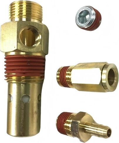 AJ006100RG Air Compressor Check Valve kit - For Kobalt CAMPBELL HAUSFELD Compressor part XC802000 XC001900SV XC802100 XC602000 - In-Tank Check Valve Replace - 1/2'' TUBE INLET X 1/2'' MALE PIPE THREAD in Kuwait