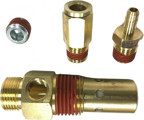 AJ006100RG Air Compressor Check Valve kit - For Kobalt CAMPBELL HAUSFELD Compressor part XC802000 XC001900SV XC802100 XC602000 - In-Tank Check Valve Replace - 1/2'' TUBE INLET X 1/2'' MALE PIPE THREAD in Kuwait